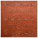 HAND KNOTTED LOOM SILK ECO-FRIENDLY AREA RUGS -8'x8',Square,Orange,Contemporary