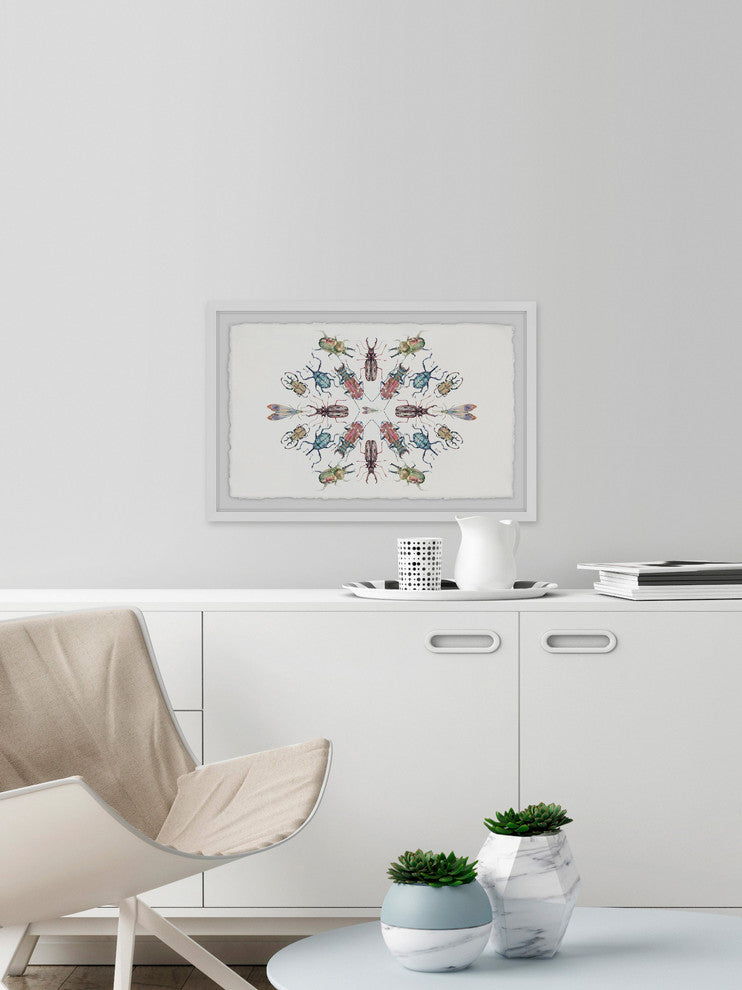 "Bug Dance" Framed Painting Print, 18"x12"