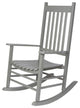 Modern Porch Rocker Durable Wood, Strom Grey