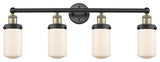 Dover 4 33.5" Bath Vanity-Light Black Antique Brass