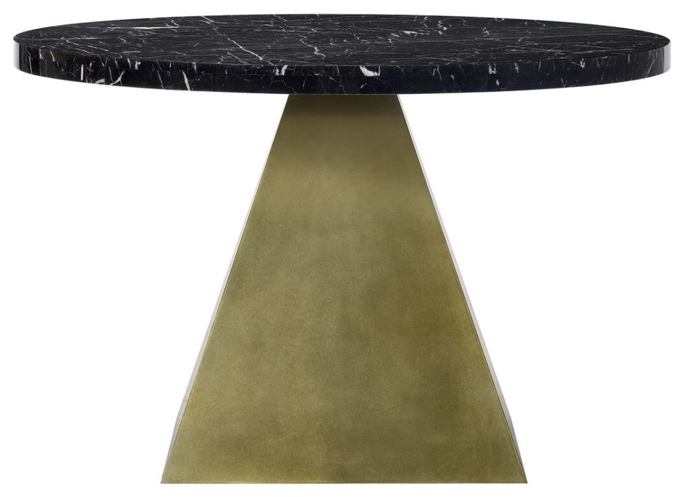 Sonder Living Louis Round Dining Table | Marble Top