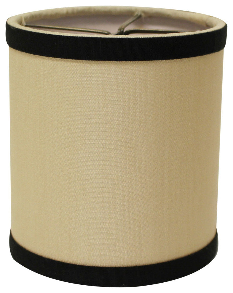 5" Inherent Set of 6 Drum Chandelier Pongee Silk Lampshades