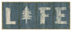 "Lake Lodge VI Blue" Digital Paper Print by Sue Schlabach, 52"x22"