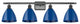 Innovations 516-4W-BK-MBD-75-BL 4 Light Bath Vanity Light, Matte Black
