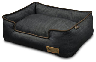 Lounge Bed Denim, Brown, Medium