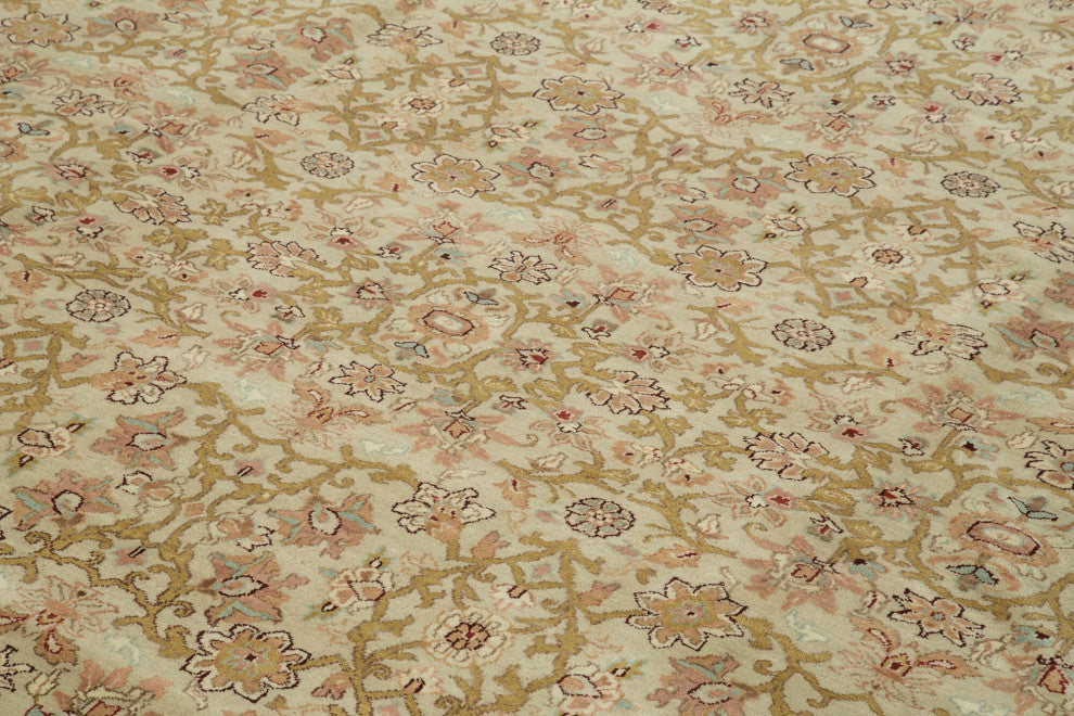 Rug N Carpet - Handwoven Oriental 9' 10" x 13' 9" Pastel Large Oushak Rug