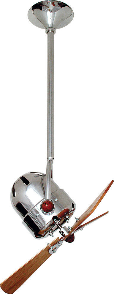 Bianca Direcional 16" Directional Ceiling Fan, Polished Chrome