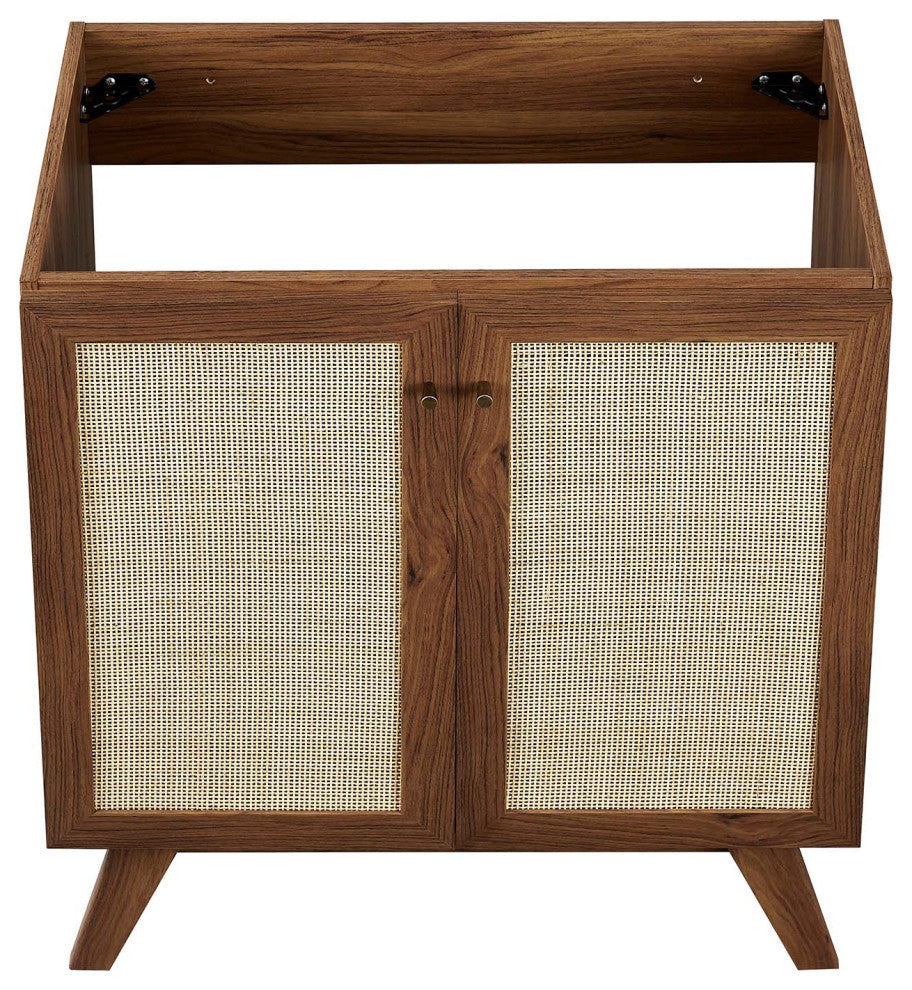 Soma 30" Bathroom Vanity Cabinet (Sink Basin Not Included) - Walnut