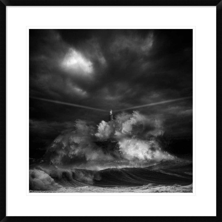 "Muro Time" Framed Digital Print by Pedro Sanchez, 30x30"