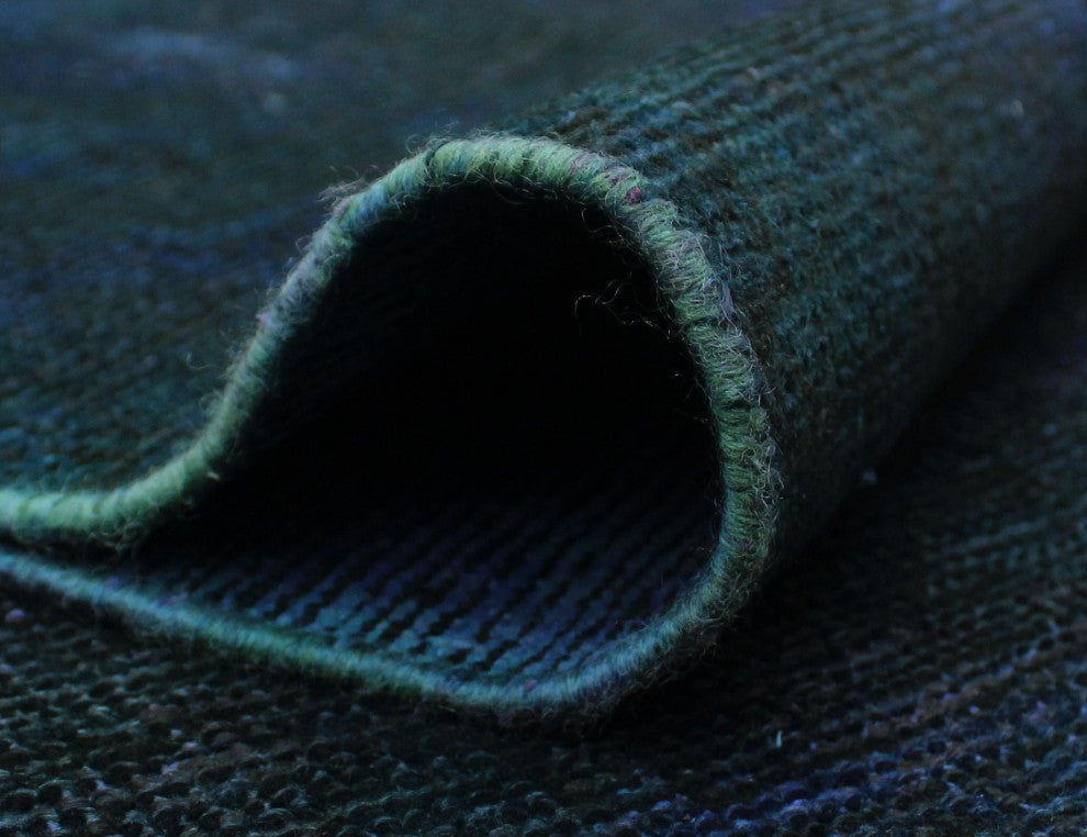 Vintage Distressed Overdyed Erwin Brown Runner, 2''8x9''11