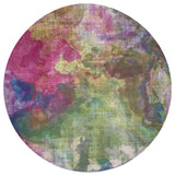 Impressionism Richesse 16" Round Pebble Placemats, Set of 4, Set of 4