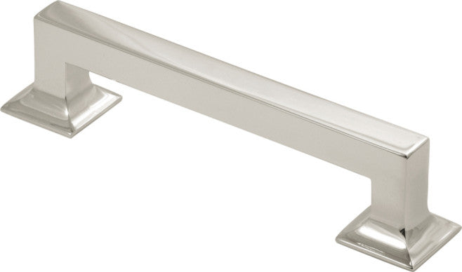 Belwith Hickory 128mm Studio Collection Bright Nickel Cabinet Pull P3012-14