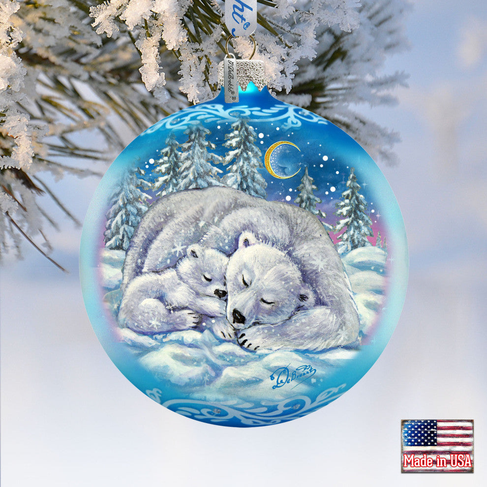 A Comforting Winter's Night Glass Ornament Limited Edition