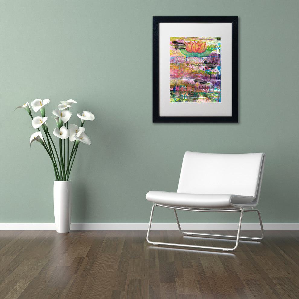 Lauren Moss 'Path to Enlightenment' Art, Black Frame, White Matte, 11"x14"