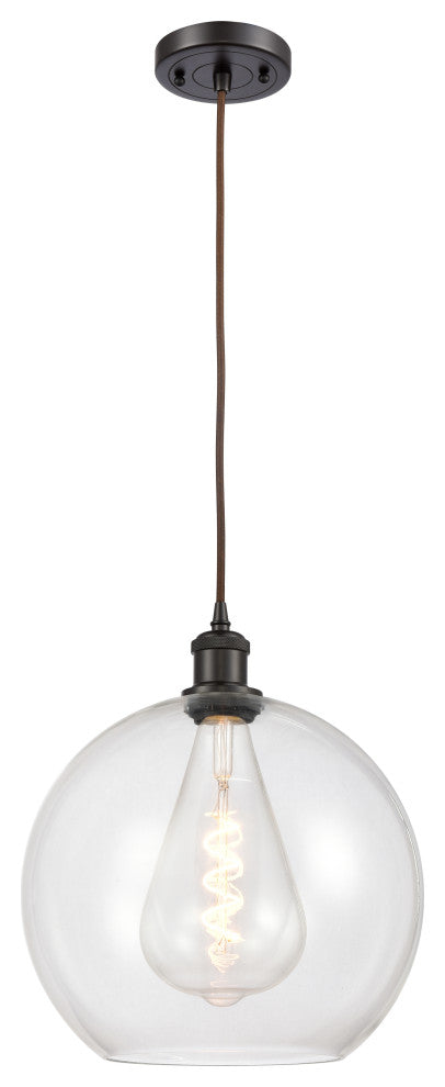 Innovations 516-1P-OB-G122-12-LED 1-Light Mini Pendant, Oil Rubbed Bronze
