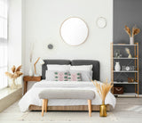 Let It Snow Accent Pillow, Pale Pink, 16"x16"