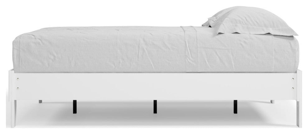 Piperton White Full Platform Bed