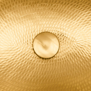 1.5" Non-Overflow Pop-up Bathroom Sink Drain Polished Brass