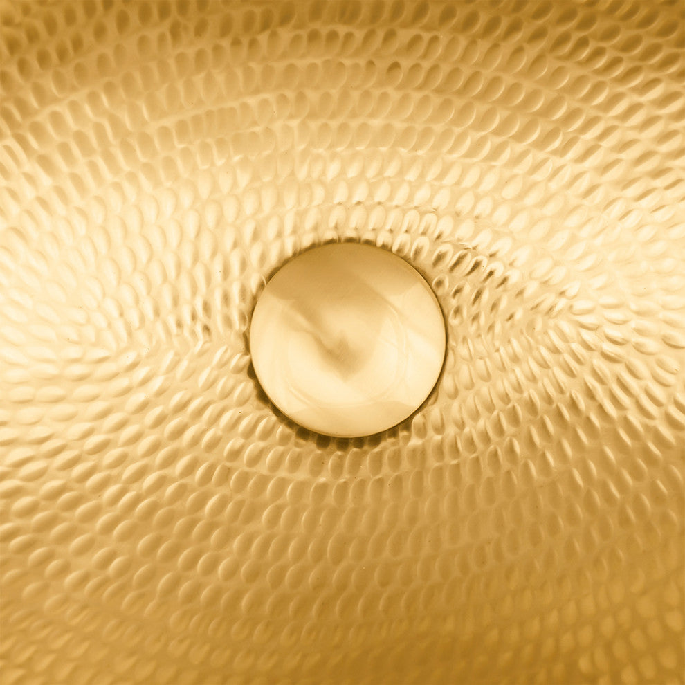 1.5" Non-Overflow Pop-up Bathroom Sink Drain Polished Brass