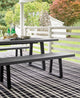 Dash & Albert Tattersall Black Handwoven Indoor/Outdoor Rug, Black, 2' x 3'