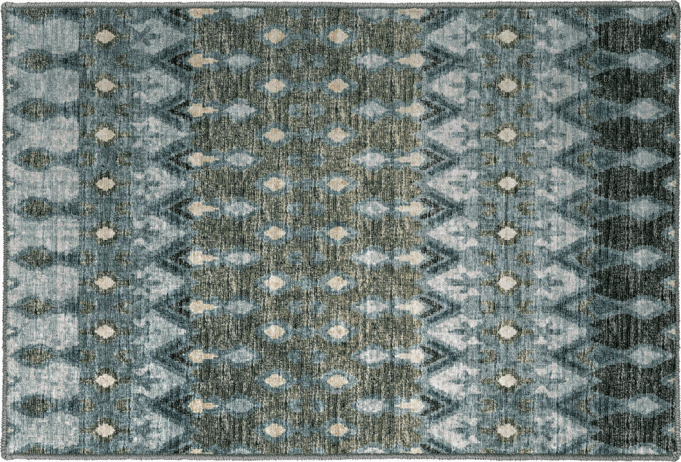 Dalyn Brisbane BR1 Mineral Blue 1'8" x 2'6" Rug