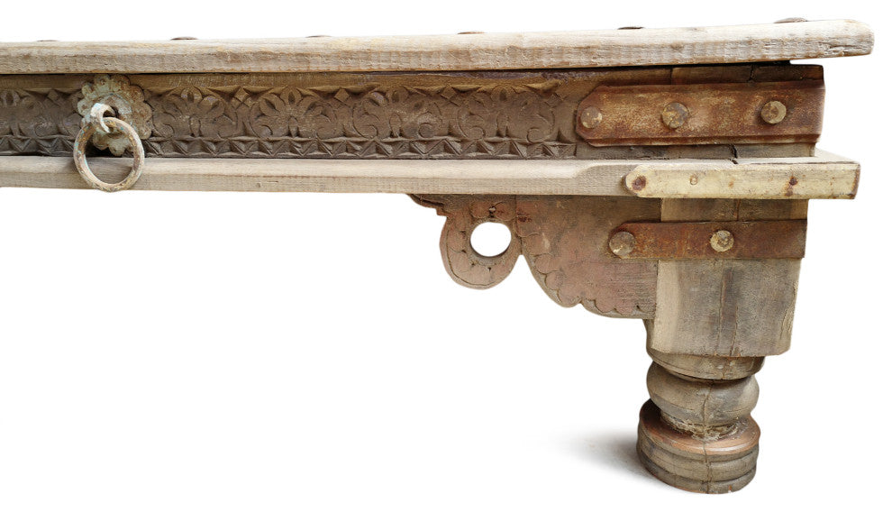 Consigned Vintage Teak Takhat Coffee Table 2