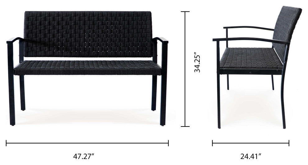 Chelsea Bench, Black