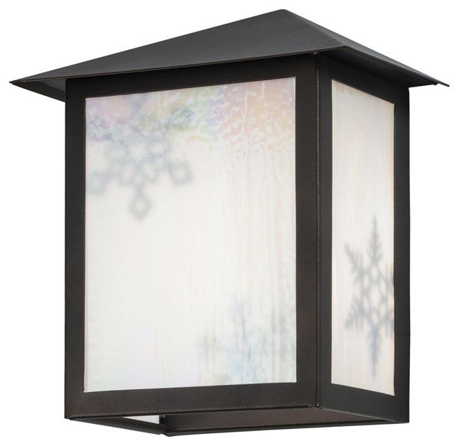 11Wide Snowflake Wall Sconce
