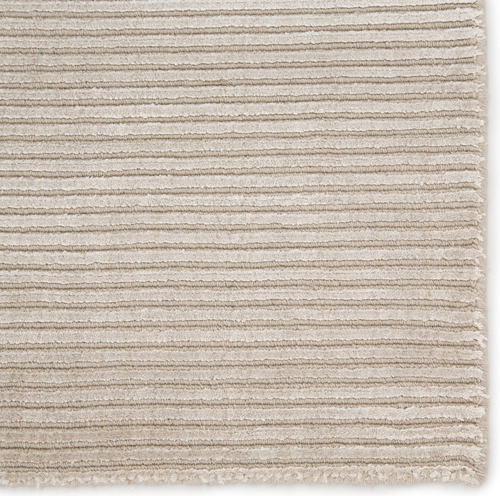 Jaipur Living Basis Handmade Solid Light Gray Area Rug 12'X15'