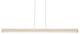Una LED 66" Linear Pendant, White Washed Oak, Uplight/Downlight, 4000K, Dimmable