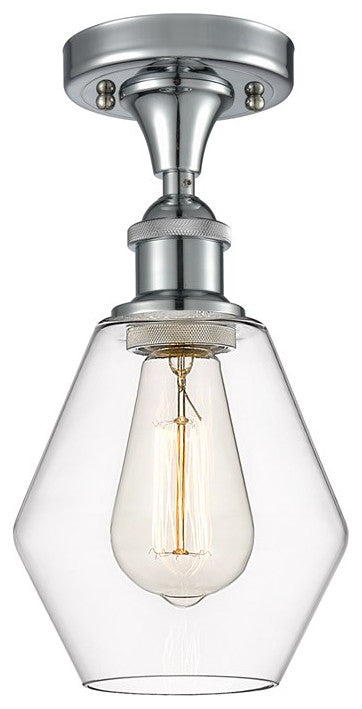 Innovations 516-1C-PC-G652-6-LED 1-Light Semi-Flush Mount, Polished Chrome