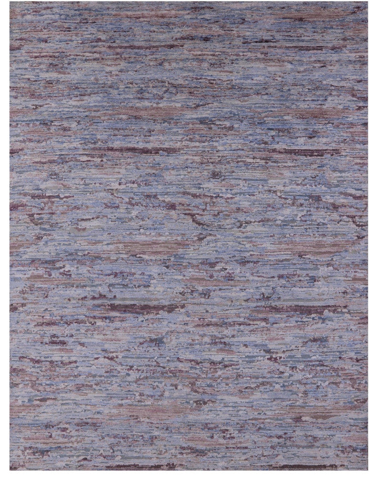Handmade Wool and Silk Modern Rug 8' 11" X 12' 0" Q9041