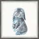 "Lop-Eared Rabbit" Framed Painting Print, 12x12