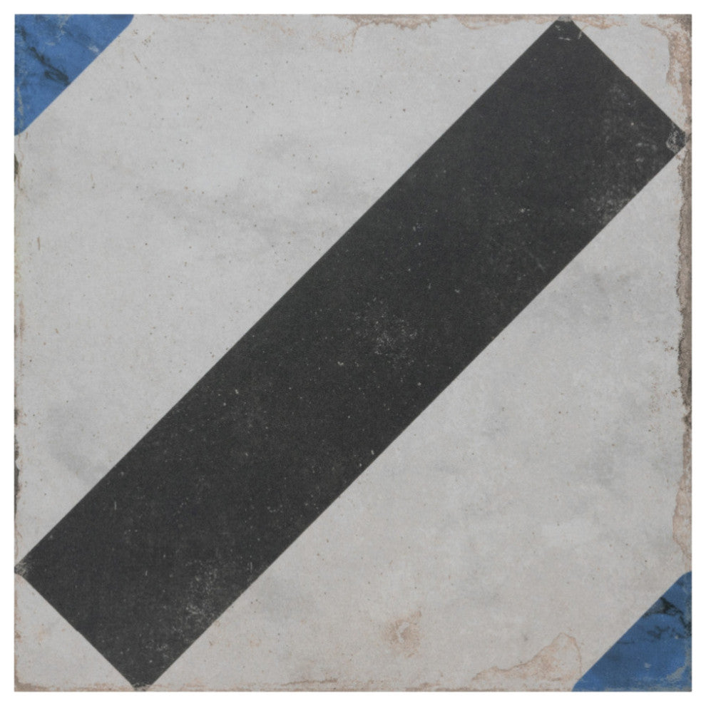 Renaissance Deco Frame Porcelain Floor and Wall Tile Sample