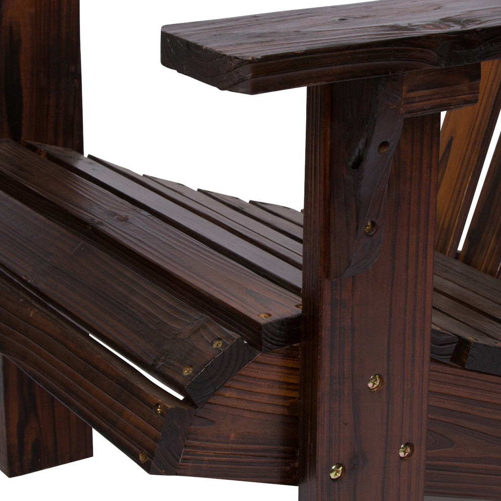 Westport Adirondack Chair, Burnt Brown