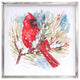 Framed Cardinal Pine Print, 2-Piece Set