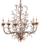 Crystal Bud Chandelier, Medium