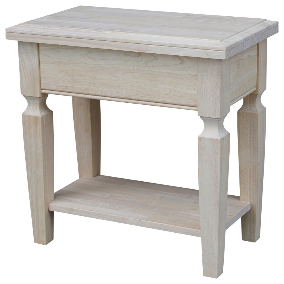 Vista Side Table, Unfinished