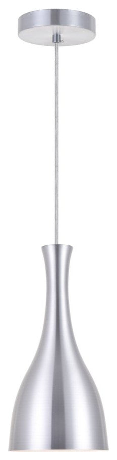 Adam 1-Light Burnished Nickel Pendant