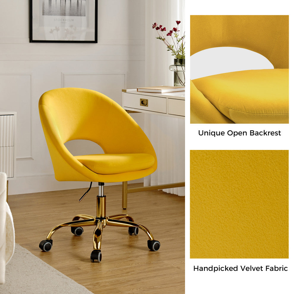 Savas Task Chair, Yellow