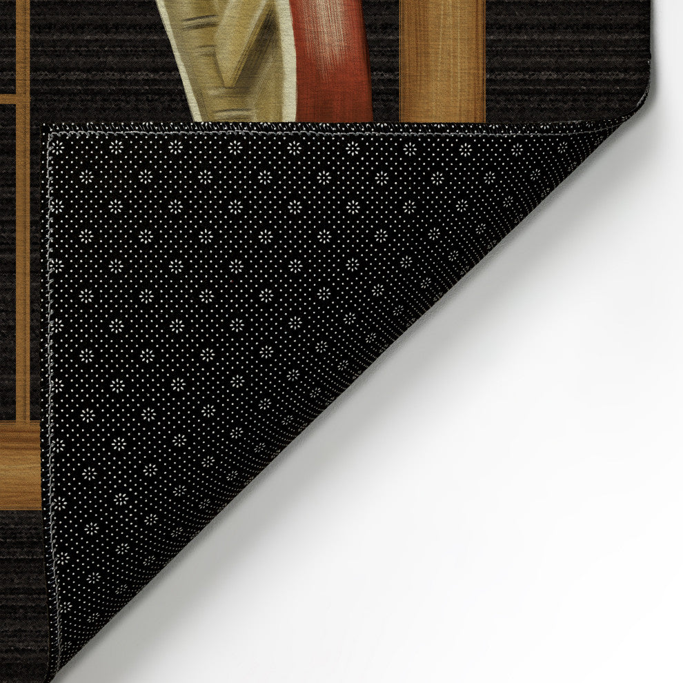 Indoor/Outdoor Excursion EX4 Black Machine Washable 10' x 14' Rug