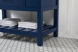 Home Living 22" Farmhouse Blue-Light Bathroom Vanity