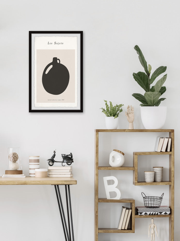 "Les Sujets" Framed Painting Print, 8x12