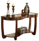 Benzara BM122997 Crystal Falls Transitional Style Sofa Table
