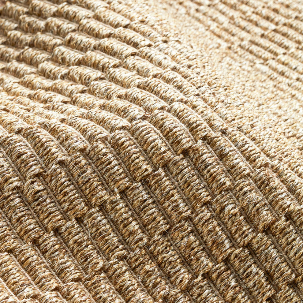 Dash & Albert Wicker Natural Woven Sisal Rug, Natural, Runner-2'6" x 8'