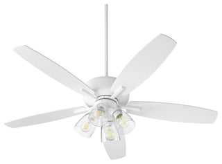 Quorum 7052-408 52"Ceiling Fan, Studio White Finish