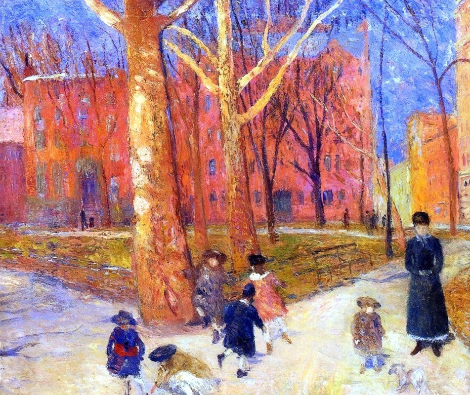 William James Glackens 29 Washington Square Wall Decal
