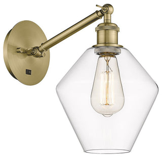 Innovations Cindyrella 1-Light Wall Sconce 317-1W-AB-G652-8, Antique Brass