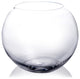 Glass Bubble Bowl (H-7.5" W-10", Approx. 2 Gal.) Fish Bowl Vase Multiple Packing, Pack of 6
