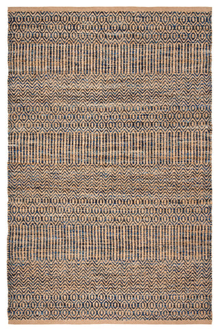 Safavieh Cape Cod Collection CAP309 Rug, Navy/Natural, 6'x9'